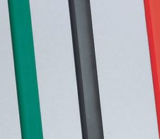 DURABLE Klemmschienen DIN A4 0.3 cm schwarz