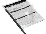 DURABLE Klemmschienen DIN A4 0.3 cm schwarz