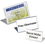 DURABLE Tischnamensschilder transparent 10 cm x 5.2 cm