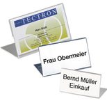 DURABLE Tischnamensschilder transparent 10 cm x 5.2 cm
