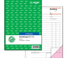SIGEL Formularbuch Bestellung DIN A5 2x 50 Seiten