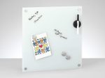 Zeller Glas-Magnettafel 40,0 x 40,0 cm weiß