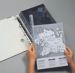 DURABLE Klemmschienen mit Abheftleiste DIN A4 0.3 cm transparent