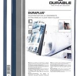 DURABLE Präsentationshefter DURAPLUS für DIN A4 überbreit dunkelblau