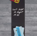 SIGEL Glas-Magnettafel artverum® 12,0 x 78,0 cm schwarz