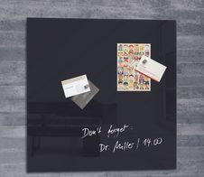 SIGEL Glas-Magnettafel artverum® 48,0 x 48,0 cm schwarz