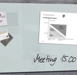 SIGEL Glas-Magnettafel artverum® 78,0 x 48,0 cm weiß