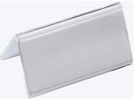DURABLE Tischnamensschilder transparent 10 cm x 5.2 cm