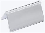 DURABLE Tischnamensschilder transparent 10 cm x 5.2 cm