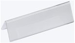 DURABLE Tischnamensschilder transparent 21 cm x 6.1 cm