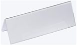 DURABLE Tischnamensschilder transparent 29.7 cm x 10.5 cm
