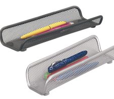 Zeller Meshline Stiftablage 25,0 x 9,2 x 3,5 cm alufarben