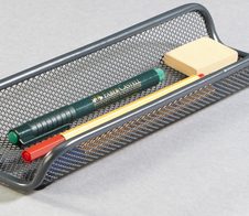 Zeller Meshline Stiftablage 25,0 x 9,2 x 3,5 cm anthrazit