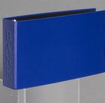 VELOFLEX Bankringbuch 2-Ringe DIN A6 quer 4.5 cm blau