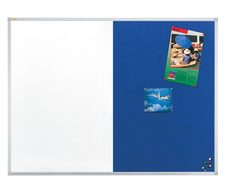 FRANKEN Whiteboard-Pinnwand X-tra!Line 60,0 x 45,0 cm blau/weiß