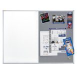FRANKEN Whiteboard-Pinnwand X-tra!Line 90,0 x 60,0 cm grau/weiß