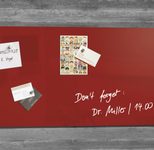 SIGEL Glas-Magnettafel artverum® 91,0 x 46,0 cm rot