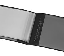 VELOFLEX Kreditkartenhülle 11,5 x 7,8 schwarz
