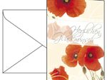 SIGEL Glückwunschkarten Red Poppies DIN A6