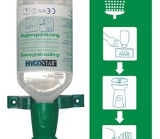 HYGOSTAR Augenspülstation 500,0 ml grün