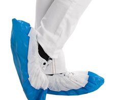 franz mensch Überschuhe blau Einheitsgröße