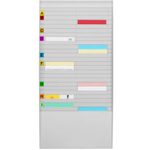 PAPERFLOW Sortiertafel DIN A4 50-Fach grau