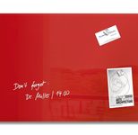 SIGEL Glas-Magnettafel artverum® 60,0 x 40,0 cm rot
