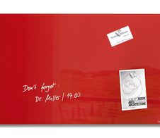 SIGEL Glas-Magnettafel artverum® 60,0 x 40,0 cm rot