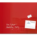 SIGEL Glas-Magnettafel artverum® 100,0 x 65,0 cm rot