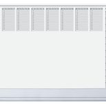 SIGEL Schreibtischunterlage 59,5 x 41,0 cm weiß