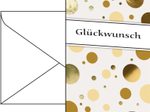 SIGEL Glückwunschkarten Golden Bubble DIN A6