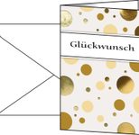 SIGEL Glückwunschkarten Golden Bubble DIN A6