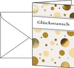 SIGEL Glückwunschkarten Golden Bubble DIN A6