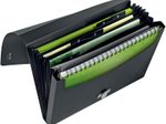 LEITZ recycle 4624 Fächermappe DIN A4 6 -Fach schwarz