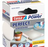 tesa Gewebebänder 38 mm x 2.75 m weiß
