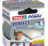tesa Gewebebänder 38 mm x 2.75 m grau