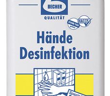 Becher Händedesinfektionsgel 0,5 l