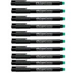 FABER-CASTELL Multimark 1513 F permanent Folienstifte 0.6 mm Schwarz