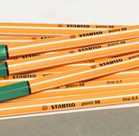STABILO Point 88 Fineliner 0.4 mm Grün