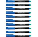 FABER-CASTELL Multimark 1513 F permanent Folienstifte 0.6 mm Blau