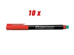 FABER-CASTELL Multimark 1513 F permanent Folienstifte 0.6 mm Rot
