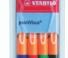 STABILO pointVisco Gelschreiber 0.5 mm, Schreibfarbe: Mehrfarbig