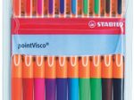 STABILO pointVisco Gelschreiber 0.5 mm, Schreibfarbe: Mehrfarbig