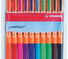 STABILO pointVisco Gelschreiber 0.5 mm, Schreibfarbe: Mehrfarbig