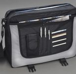 LIGHTPAK Umhängetasche WAVE 40,0 x 10,0 x 31,0 cm schwarz/grau