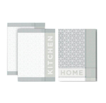 Dyckhoff Geschirrtücher Home & Kitchen 50,0 x 70,0 cm grau