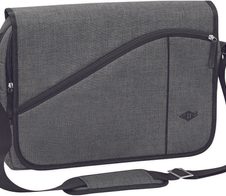 WEDO Laptoptasche Messenger Bag COLLEGE grau bis 39,6 cm (15,6 Zoll)