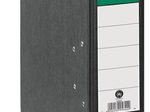 Grüner Balken Ordner schwarz marmoriert DIN A4 8,0 cm