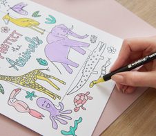 edding Filzstifte 1200 Grün