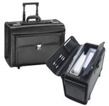 Alassio Pilotenkoffer SILVANA schwarz bis 43,2 cm (17 Zoll)